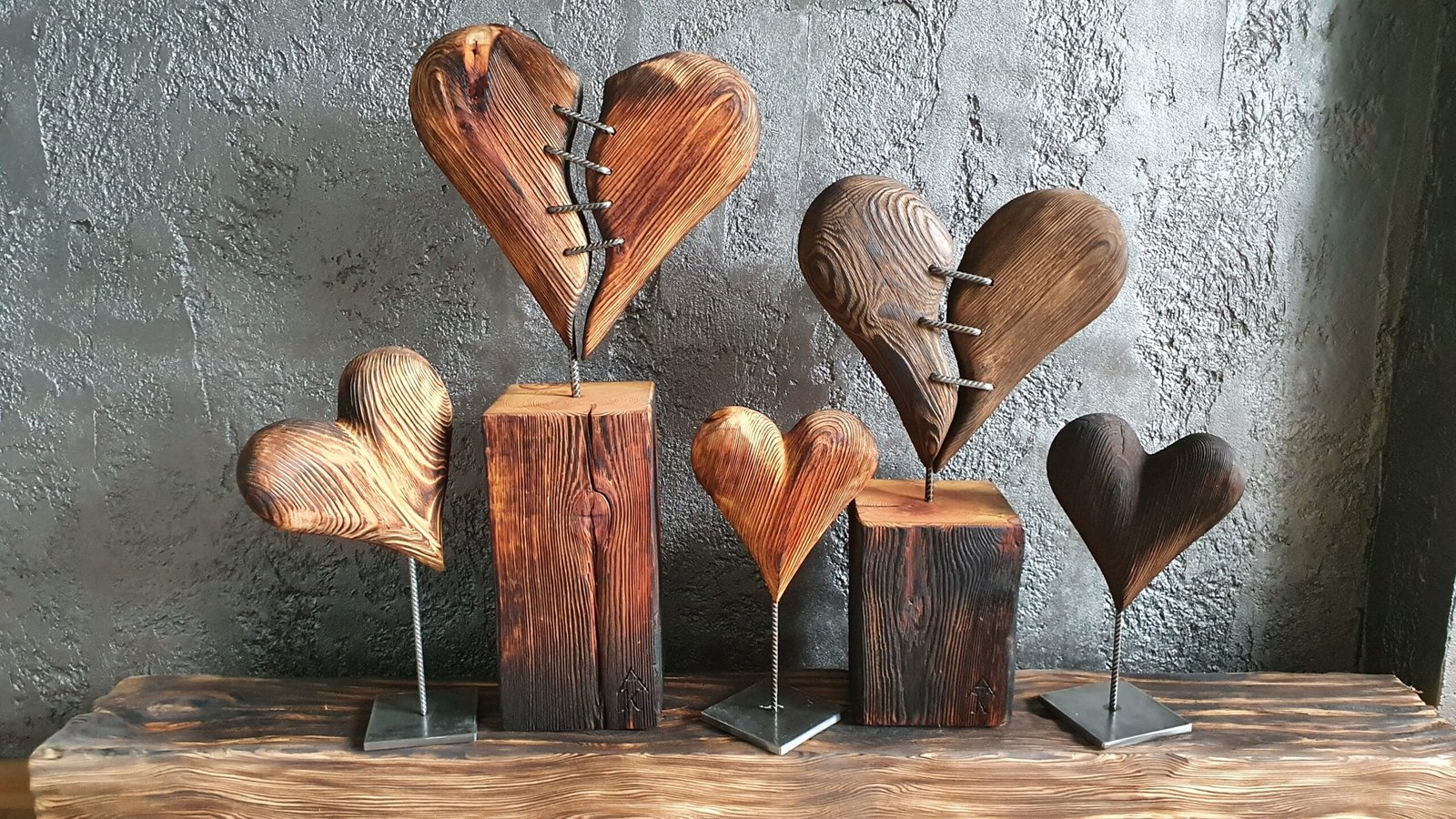 Serca drewniane