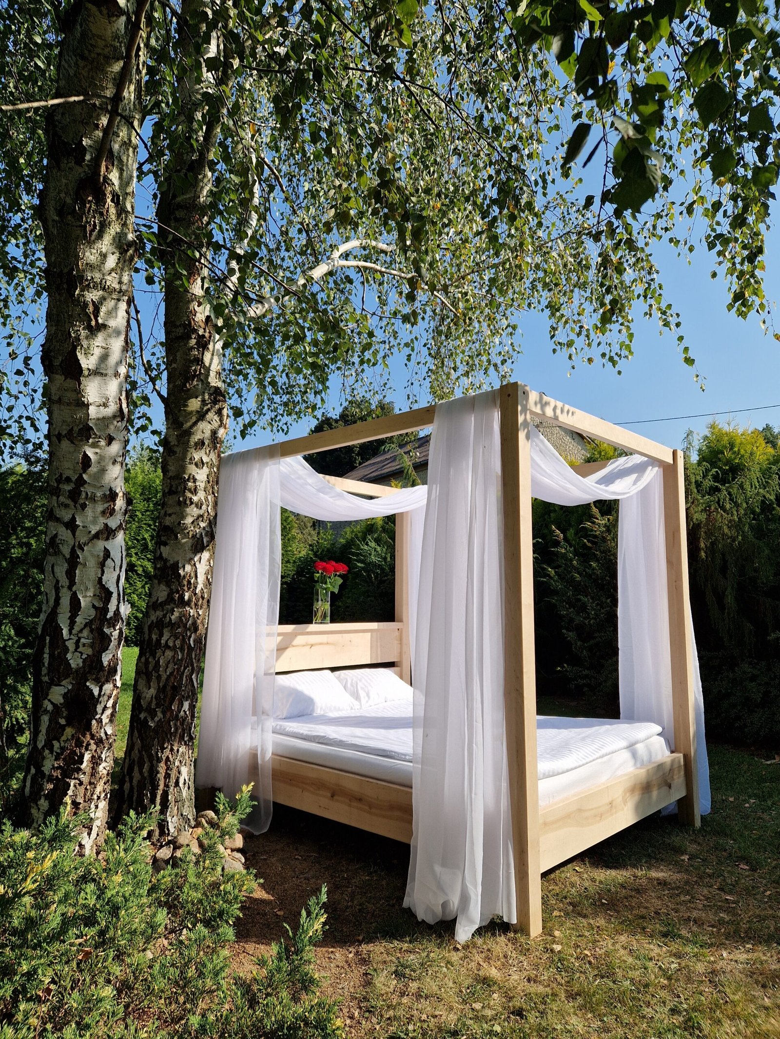 Łóżko Brzozowe Królewskie